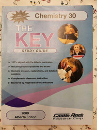 Chemistry 30 Key Study Guide