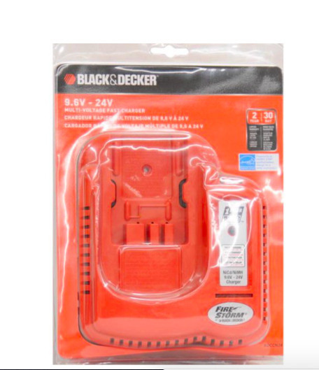 BLACK+DECKER 9.6V-24V Nicad Charger, Orange in General Electronics in Markham / York Region - Image 2