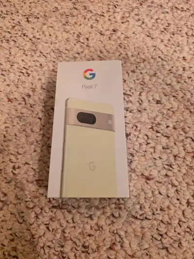 Google pixel 7, lime green colour, 128GB, View more