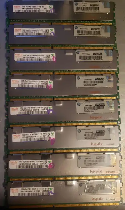 128GB (8x16GB) 4Rx4 PC3-8500R ECC REG RAM Server / Workstation M, View more