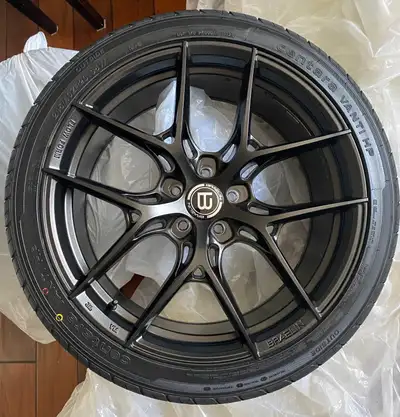 20 " Braelin Black Anthracite BR14 5x112 centre bore 57.1mm Mint Condition ( 20" x 9" ) Were used fo...