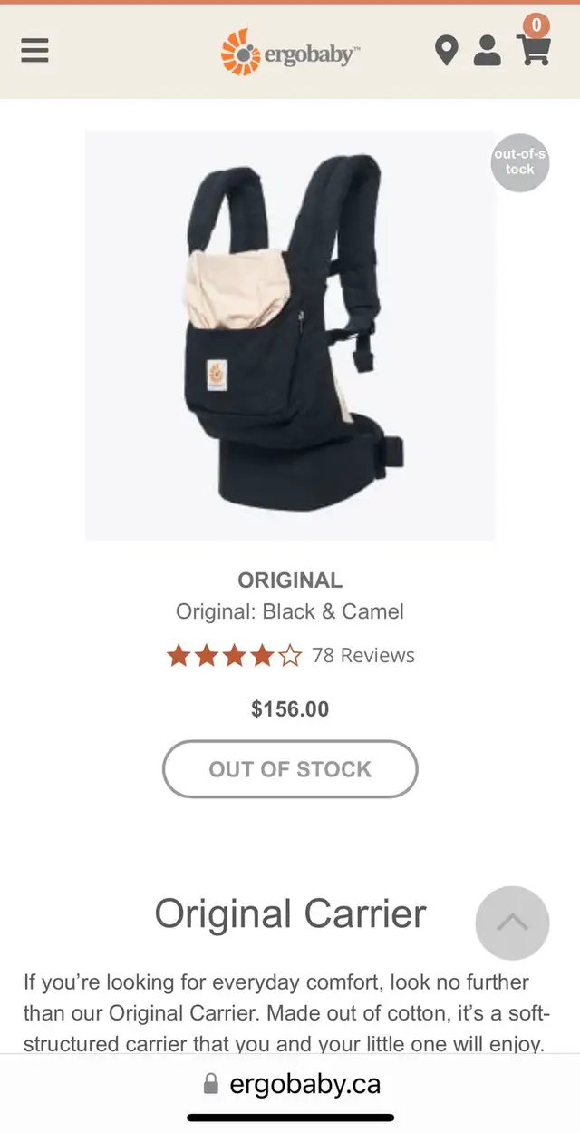 Ergobaby - Original Baby Carrier62854390281475122