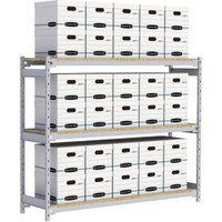 FILE STORAGE SHELVING. RECORD ARCHIVE & BANKERS BOX STORAGE RACK