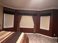 Window Curtains with tieback and valances