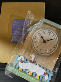 BNIB 1992 Avon Minute by minute Country Goose Clock