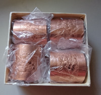 Vintage Coppercraft Guild Napkin Rings Set of 4