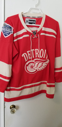 Detroit Red Wings 2014 Winter Classic Youth Jersey L/XL ReebokI