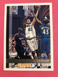 1997 Topps Tim Duncan Rookie Card 