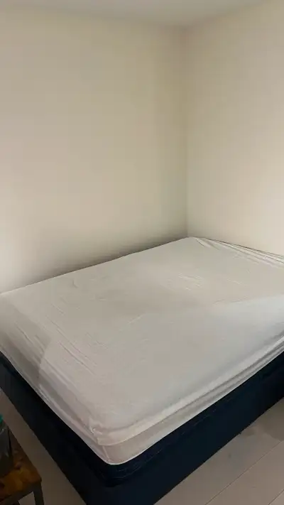 Queen mattress and base Queen size bed Serta mattress