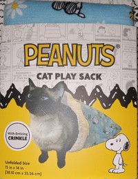 NEW Peanuts Cat Toys (2); $18 each