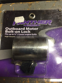 Outboard motor lock