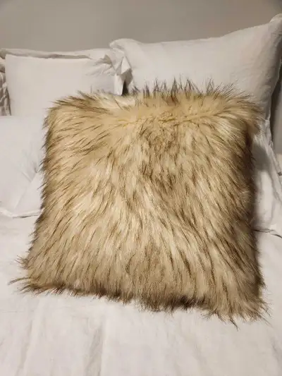 Faux Fur Throw Pillows, 5x Available, View more