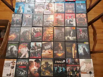 Lot de 200 DVD film et  série etc., View more