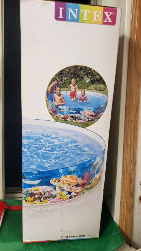 NEW SWIMMING POOL FOR CHILDREN  INTEX    8'   X   1'  6"

 in Hot Tubs & Pools in Cranbrook - Image 2