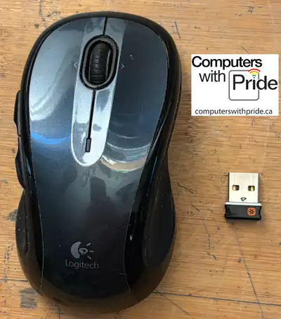 The mouse is in great condition. It comes with the receiver and new batteries. It has been tested an...