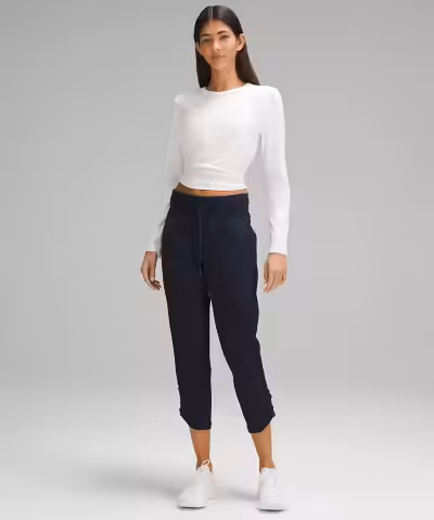 Lululemon Dance Studio mid-rise crop 25” pant in true navy. Size 8. Tag was removed but the code on...