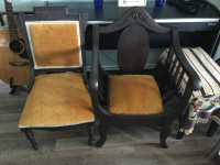 Antique (2) chairs from 1950 era