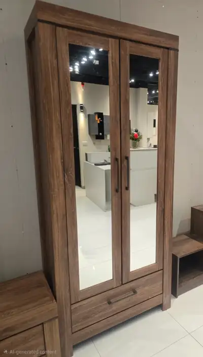 Wardrobe 2 doors 1 drawer Mirrors, View more
