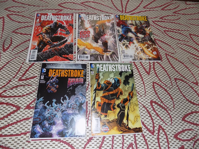 DEATHSTROKE, TONY DANIEL, THE NEW 52 #1, 7, 9, 15, 17, DC COMICS in Comics & Graphic Novels in Hamilton