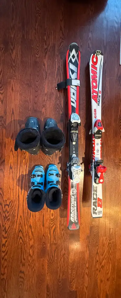 Lange Thermo Fit Comp 50 Team Ski Boots - size 21.5 ($50) Salomon SPK Ski Boots - size 23 ($60) Atom...
