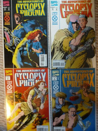 Cyclops & Phoenix - X-Men Marvel Comics mini series #1-4 '94MINT