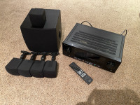 Yamaha 6 Speaker Surround Sound System and Pioneer Receiver
