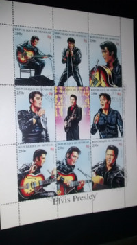 elvis stamps 68 comeback from republic de senegal 1998 rare