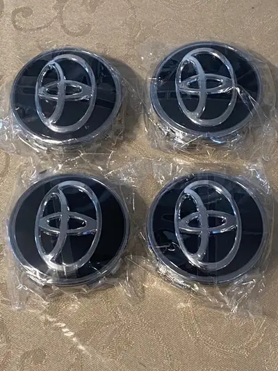 New Black and chrome Fit most Toyota Just black available too Just silver available too