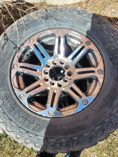 5 bolt universal rims 5x139.7 & 5x127 rims are strait no bends or chunks missing drove great had the...
