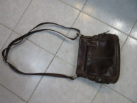 Adrian Klis distressed leather purse Canadian designer