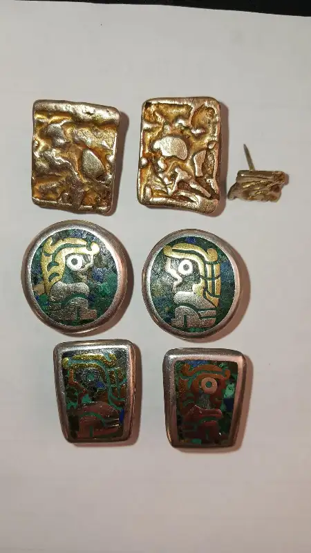 Genuine Mexican silver cufflinks $20 each in Jewellery & Watches in Downtown-West End - Image 5