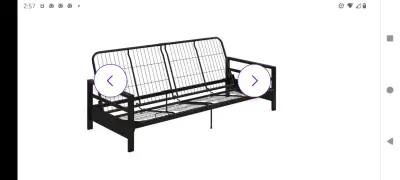 I have two full size light weight metal futton frames. $50 each or $100 for both