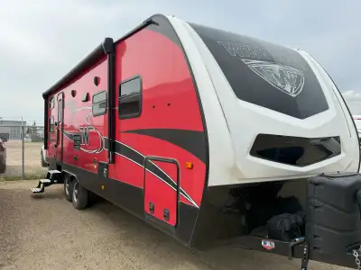 2018 Cherry Red Winnebago Minnie Plus (32' Travel Trailer), View more