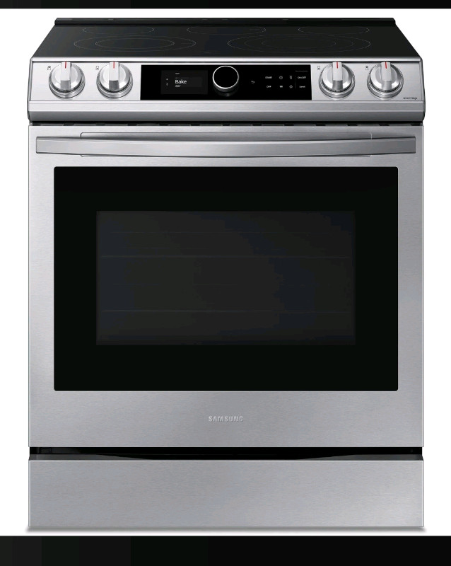 Samsung Bespoke 6.3 Cu. Ft. SlideIn Electric Range stove Stoves