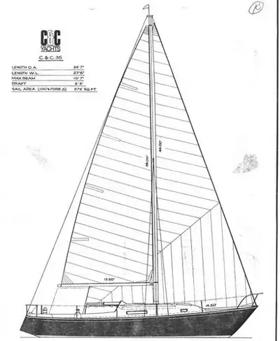 C&C 35 Sailboat, View more