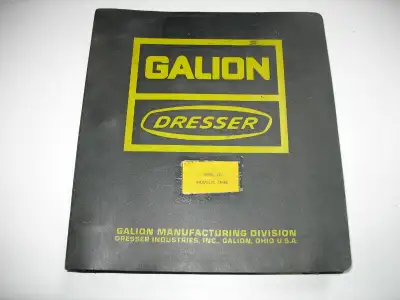 Shop Manual for a Model 80 Galion Crane 1981 Asking $10.00 No Shipping Local pickup only phone 902 8...