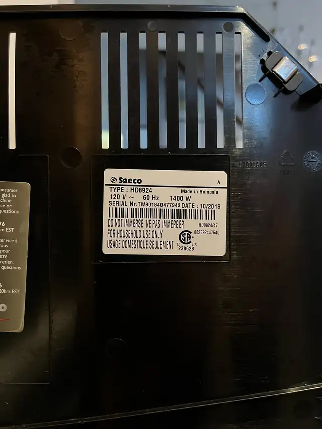 HD8924 Saeco PicoBaristo Super-automatic espresso machine in Coffee Makers in Ottawa - Image 8