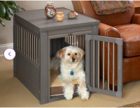 Dog Crate and End Table (Grey) by Allenhurst Ecoflex - $100