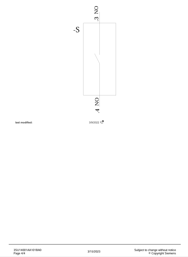 SIEMENS 3SU1400-1AA10-1BA0 Contact Block SPST-NO 10A 500V 1Pole in Electrical in Laval / North Shore - Image 6