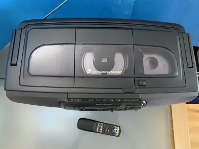 SHARP WQ-CH900C(GY) Portable Boombox 5 CD-Remote-Great con $159, View more