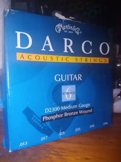 DARCO  GUITAR STRINGS  6 MEDIUM  ACCOUSTIC, View more