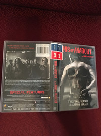 Sons of anarchy / DVD the final season / 10$ bilingue 