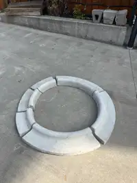 Concrete tree ring