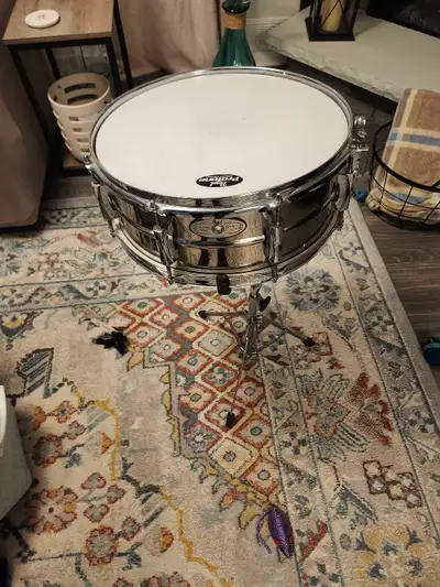 Pearl Sensitone Steel 14" snare drum., View more
