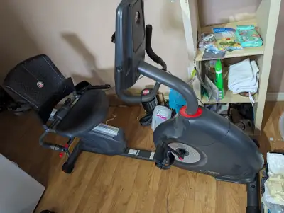 Recumbent exercise bike, View more