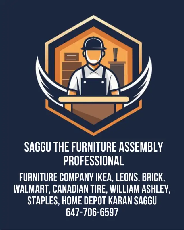 SAGGU THE FURNITURE ASSEMBLY PRO in Dressers & Wardrobes in Oakville / Halton Region - Image 2