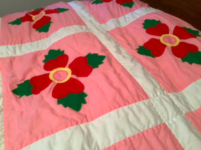 Vintage Hand Made Quilt from Newfoundland  in Bedding in Belleville - Image 2