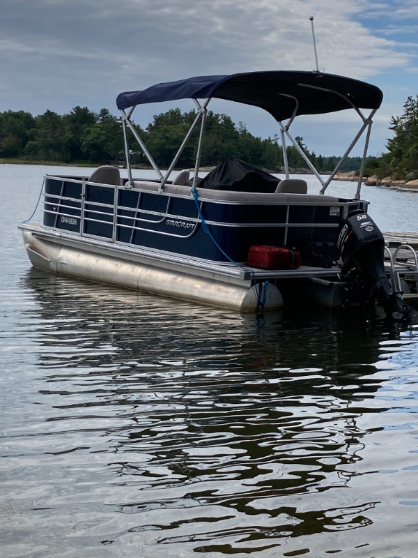 Pontoon Boat Powerboats & Motorboats Barrie Kijiji