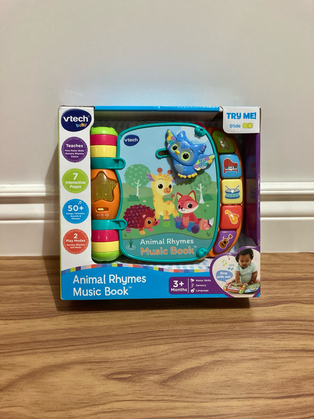 Brand new Vtech Animal Rhymes musical book in Toys in Mississauga / Peel Region