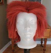 Short red anime cosplay wig